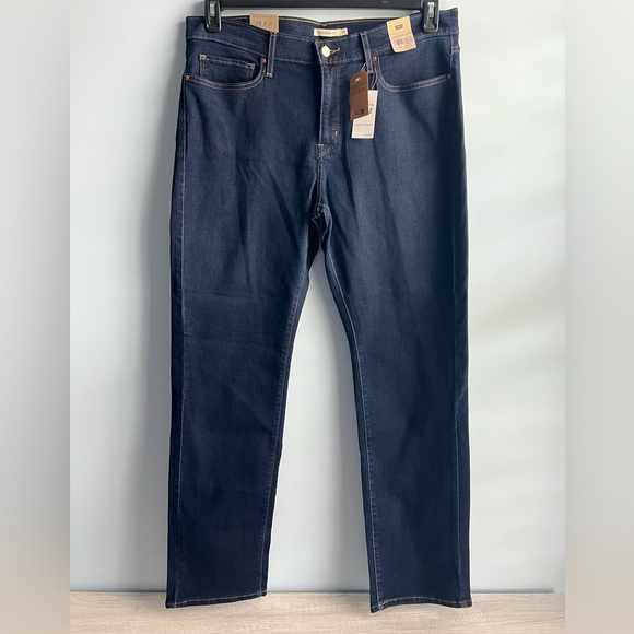 Levi's Women's Denim 314 Shaping Straight Jean Size 34 - Picture 1 of 8